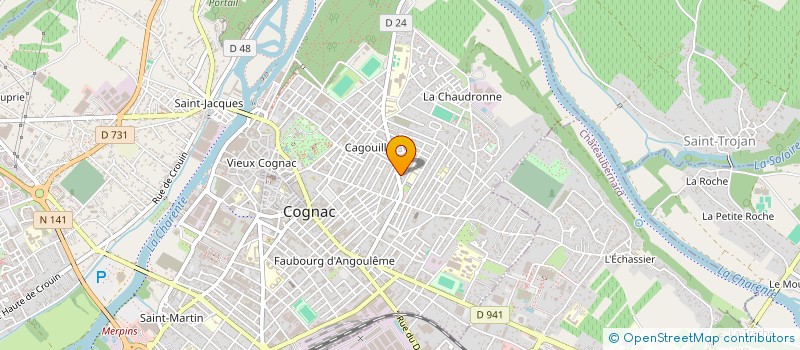 localisation de l'entreprise MADAME SOPHIE PIRON à COGNAC