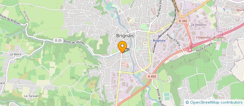 localisation de l'entreprise MADAME SOPHIE PLAINDOUX à BRIGNAIS