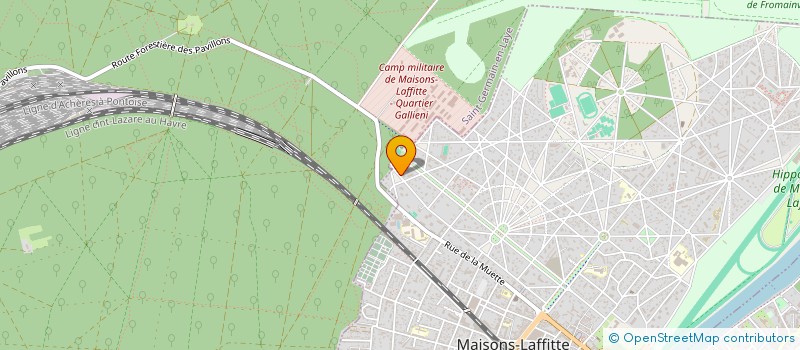 localisation de l'entreprise MADAME SOPHIE PLANQUE  MAISONS-LAFFITTE