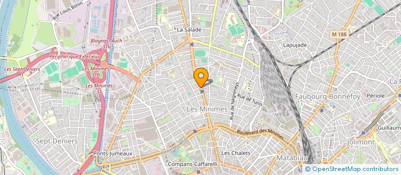 localisation de l'entreprise MADAME SOPHIE PLASSE à TOULOUSE