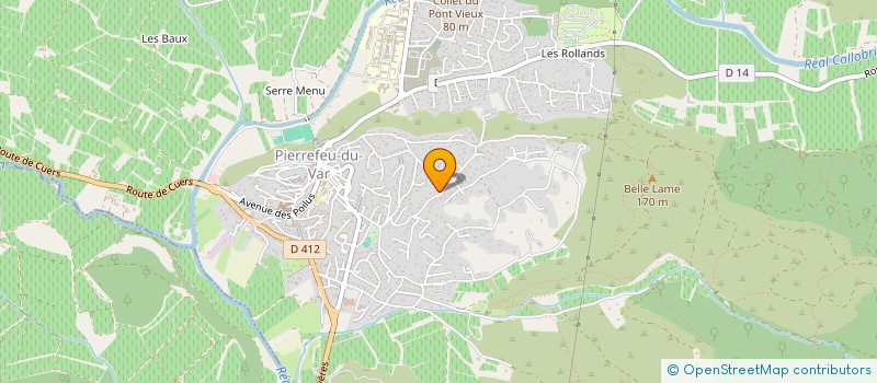 localisation de l'entreprise MADAME SOPHIE PLATTEAU  PIERREFEU-DU-VAR