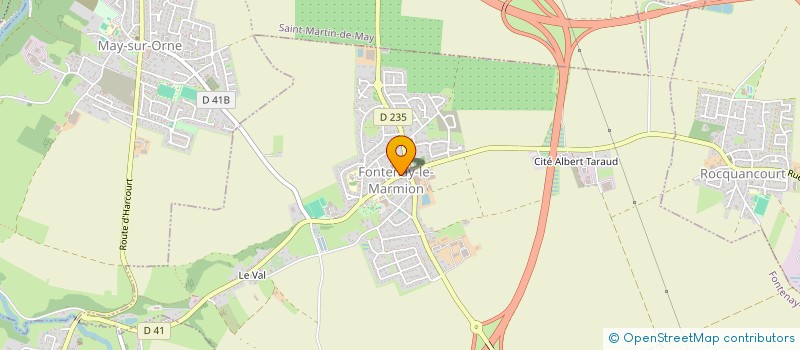 localisation de l'entreprise MADAME SOPHIE PLEURDEAU  FONTENAY-LE-MARMION