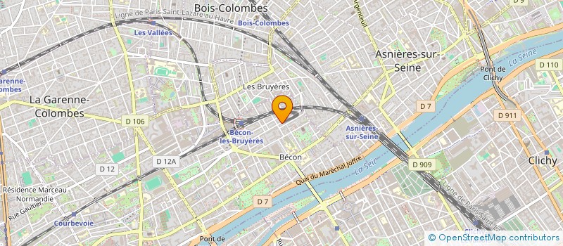 localisation de l'entreprise MADAME SOPHIE PLUMER  COURBEVOIE