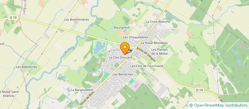 localisation de l'entreprise MADAME SOPHIE POIRIER  LAILLY-EN-VAL