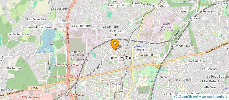 localisation de l'entreprise MADAME SOPHIE POIRON à JOUE-LES-TOURS