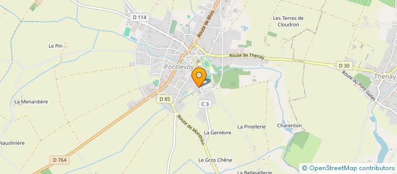 localisation de l'entreprise MADAME SOPHIE POMMARAT à PONTLEVOY