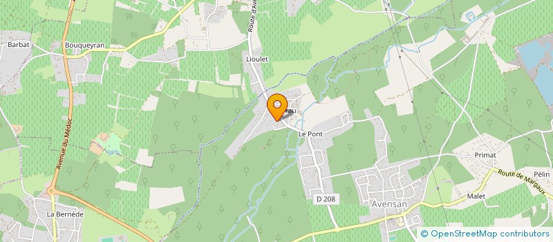 localisation de l'entreprise MADAME SOPHIE POMMAREDE  AVENSAN