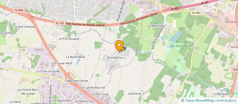 localisation de l'entreprise MADAME SOPHIE POQUEREAU à COUERON