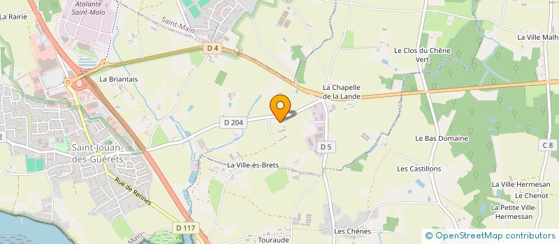 localisation de l'entreprise MADAME SOPHIE POREE  SAINT-JOUAN-DES-GUERETS