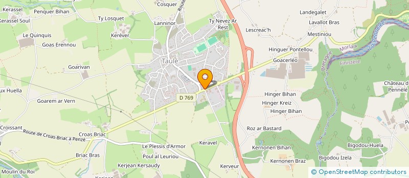 localisation de l'entreprise MADAME SOPHIE POSTOLEC  TAULE