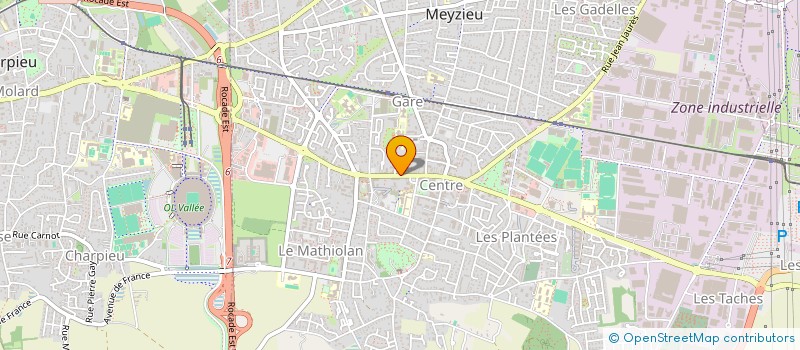 localisation de l'entreprise MADAME SOPHIE POTET  MEYZIEU