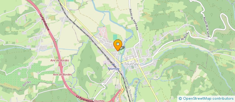 localisation de l'entreprise MADAME SOPHIE POUGET  TOURNAY