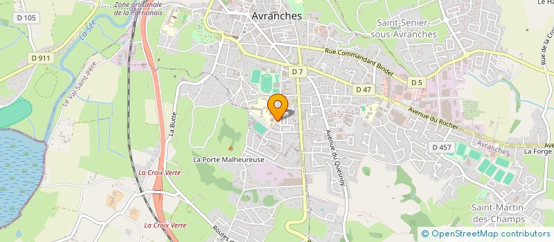 localisation de l'entreprise MADAME SOPHIE POUHAER  AVRANCHES