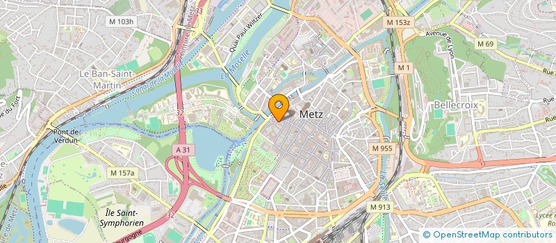 localisation de l'entreprise MADAME SOPHIE POUILLEUX à METZ