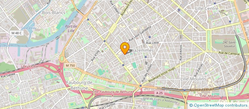 localisation de l'entreprise MADAME SOPHIE POULAIN  LILLE