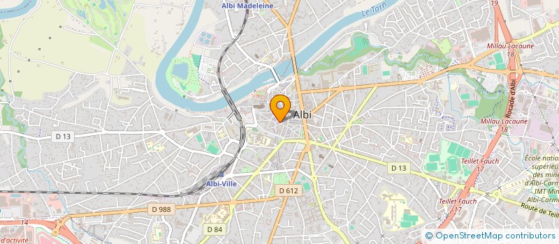 localisation de l'entreprise MADAME SOPHIE POUPIN à ALBI