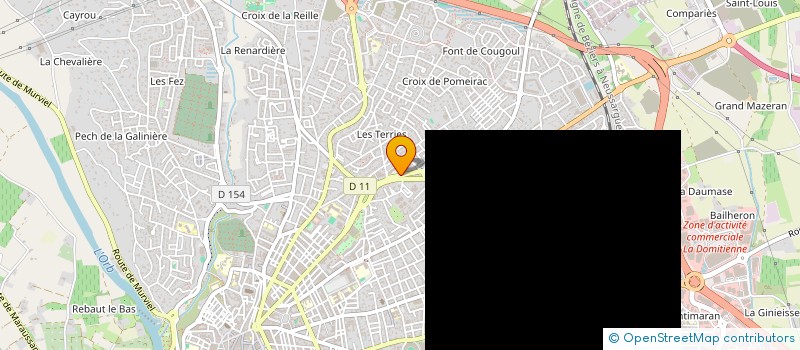 localisation de l'entreprise MADAME SOPHIE POUQUET à BEZIERS