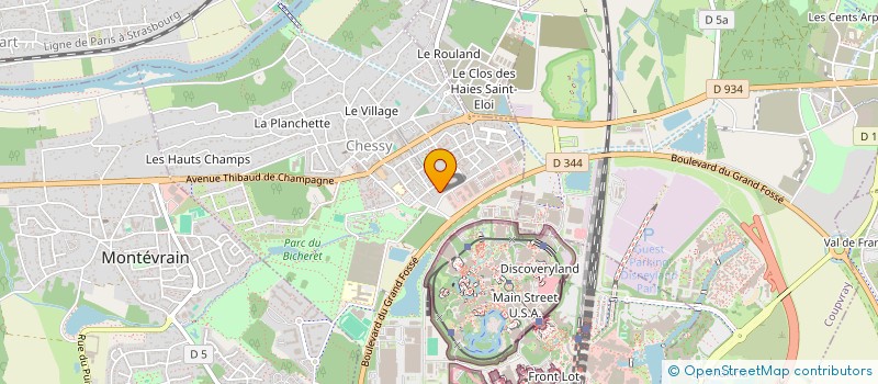 localisation de l'entreprise MADAME SOPHIE POURCHET à CHESSY