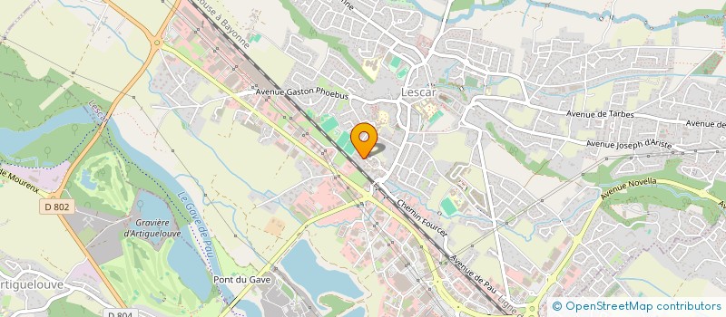 localisation de l'entreprise MADAME SOPHIE POURTAU  LESCAR