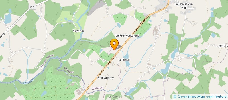 localisation de l'entreprise MADAME SOPHIE POUYADOU à SAINT-YRIEIX-LA-PERCHE