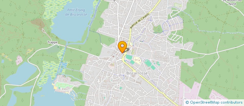 localisation de l'entreprise MADAME SOPHIE POZUELO  BISCARROSSE