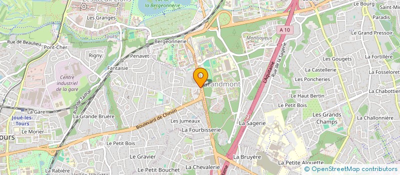 localisation de l'entreprise MADAME SOPHIE PRETESEILLE  JOUE-LES-TOURS