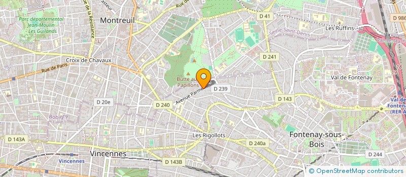 localisation de l'entreprise MADAME SOPHIE PREVEYRAUD à FONTENAY-SOUS-BOIS