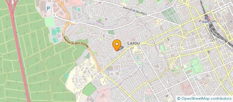 localisation de l'entreprise MADAME SOPHIE PROBST  LAXOU