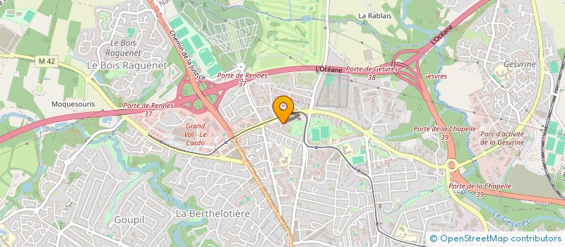 localisation de l'entreprise MADAME SOPHIE PROD'HOMME à NANTES