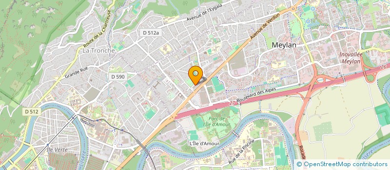localisation de l'entreprise MADAME SOPHIE PROERES à MEYLAN