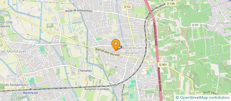 localisation de l'entreprise MADAME SOPHIE PROTTO à MORIERES-LES-AVIGNON