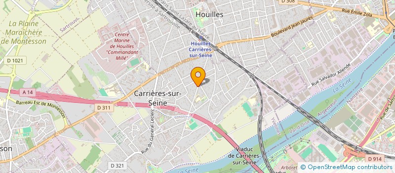 localisation de l'entreprise MADAME SOPHIE PROUST  CARRIERES-SUR-SEINE