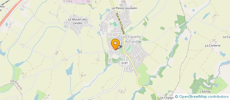 localisation de l'entreprise MADAME SOPHIE PROUST  LE GIROUARD