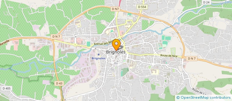 localisation de l'entreprise MADAME SOPHIE PROVENZANO  BRIGNOLES