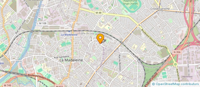 localisation de l'entreprise MADAME SOPHIE PRUNES-URIEN à MARCQ-EN-BARŒUL