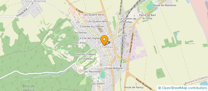 localisation de l'entreprise MADAME SOPHIE PRUT  BRIENNE-LE-CHATEAU