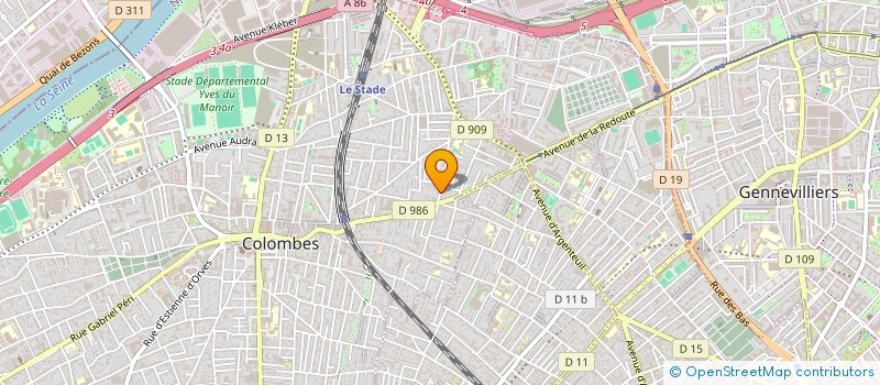 localisation de l'entreprise MADAME SOPHIE PRUVOST à COLOMBES