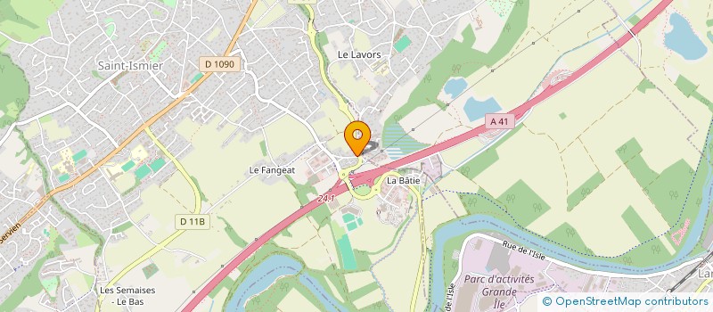 localisation de l'entreprise MADAME SOPHIE PUGNOT  SAINT-ISMIER