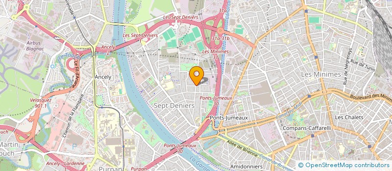 localisation de l'entreprise MADAME SOPHIE PUIG  TOULOUSE