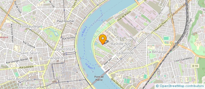 localisation de l'entreprise MADAME SOPHIE PUJOS  BORDEAUX