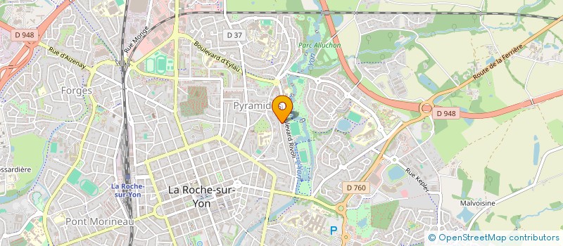 localisation de l'entreprise MADAME SOPHIE QUEMENER à LA ROCHE-SUR-YON