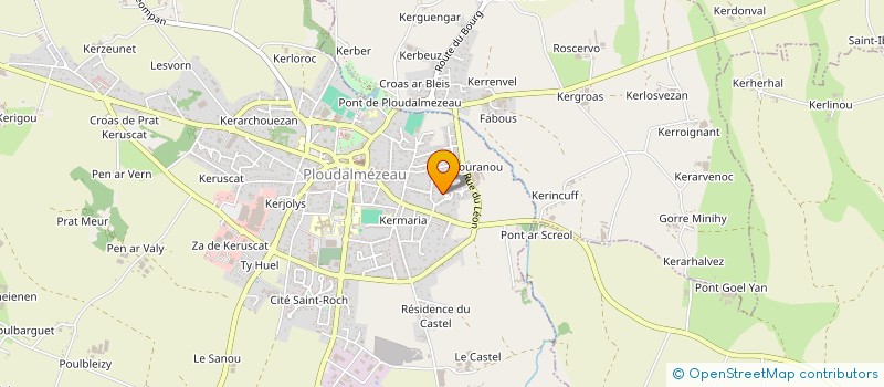 localisation de l'entreprise MADAME SOPHIE QUEMENEUR  PLOUDALMEZEAU