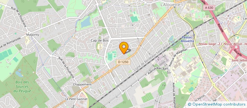 localisation de l'entreprise MADAME SOPHIE QUENISSET à PESSAC