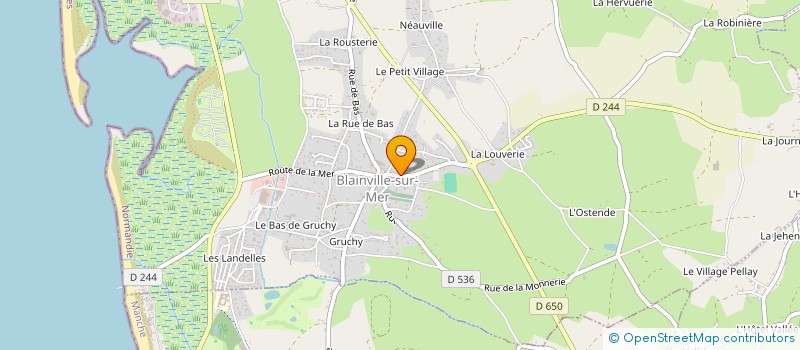 localisation de l'entreprise MADAME SOPHIE QUESNEL à BLAINVILLE-SUR-MER