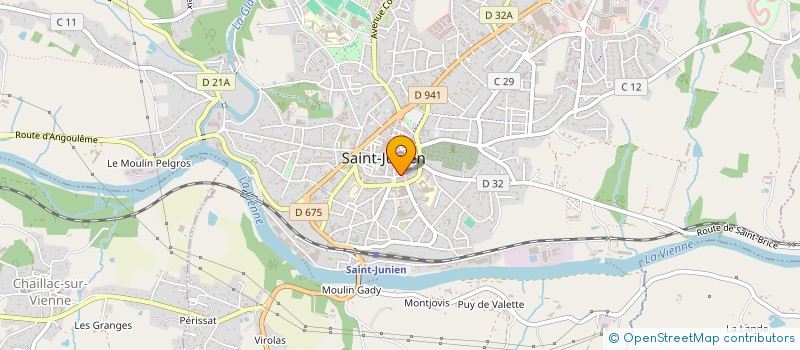 localisation de l'entreprise MADAME SOPHIE QUINIO à SAINT-JUNIEN