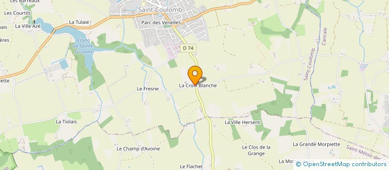 localisation de l'entreprise MADAME SOPHIE RABBE  SAINT-COULOMB