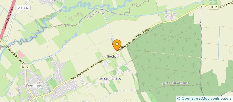 localisation de l'entreprise MADAME SOPHIE RABET  DEMIGNY