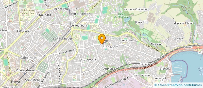 localisation de l'entreprise MADAME SOPHIE RAGUENES à BREST