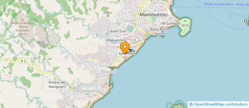 localisation de l'entreprise MADAME SOPHIE RASOANAMBININA à MAMOUDZOU