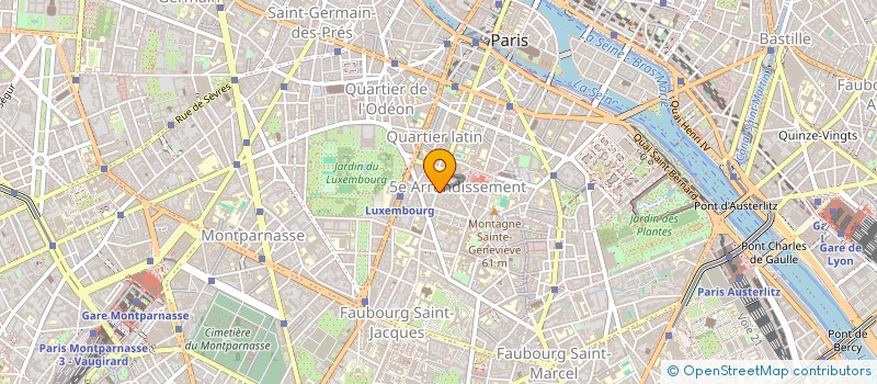 localisation de l'entreprise MADAME SOPHIE RASPAIL  PARIS